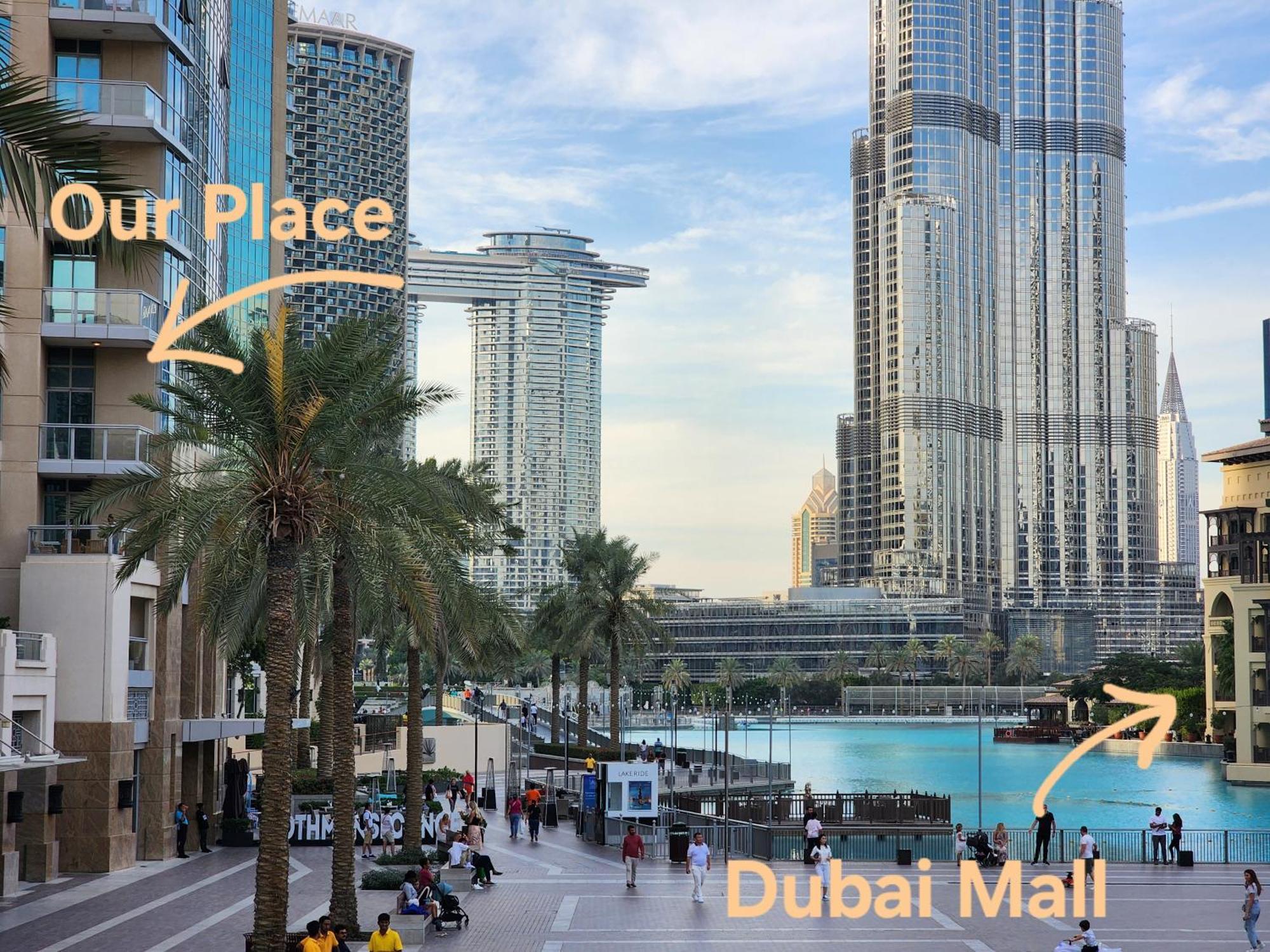 Downtown Oasis, Burj Khalifa Views, Luxury Amenities Apartman Dubaj Kültér fotó
